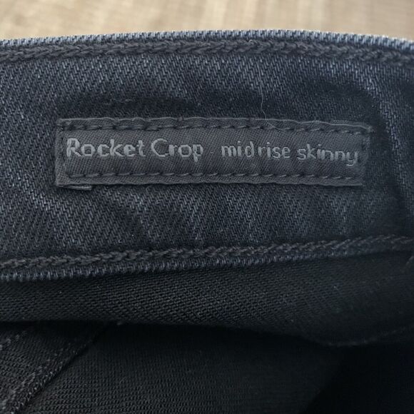 Citizens Of Humanity COH Rocket Crop Mid Rise Skinny Size 27 Dark Wash Stretch - Picture 4 of 8